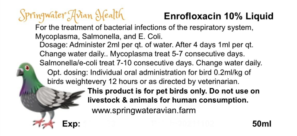Enrofloxacin 10% Solution - 50ml - Image 2