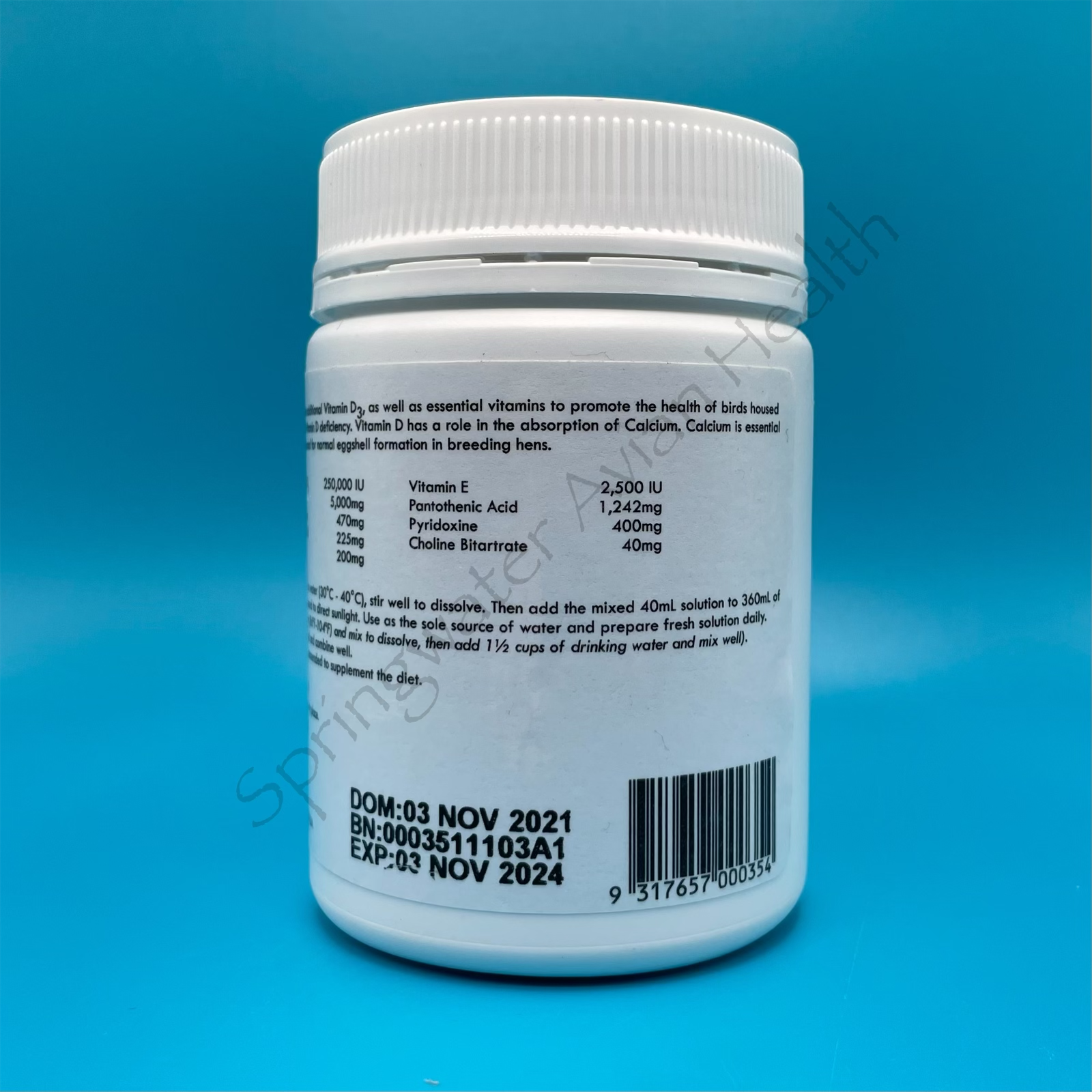 Vetafarm Soluvite D 100g - Image 3