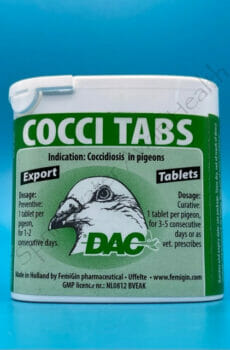 Cocci Tabs Front of label