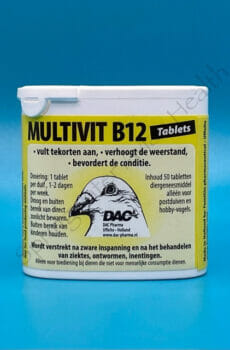 Multivitamin B-12 front of bottle