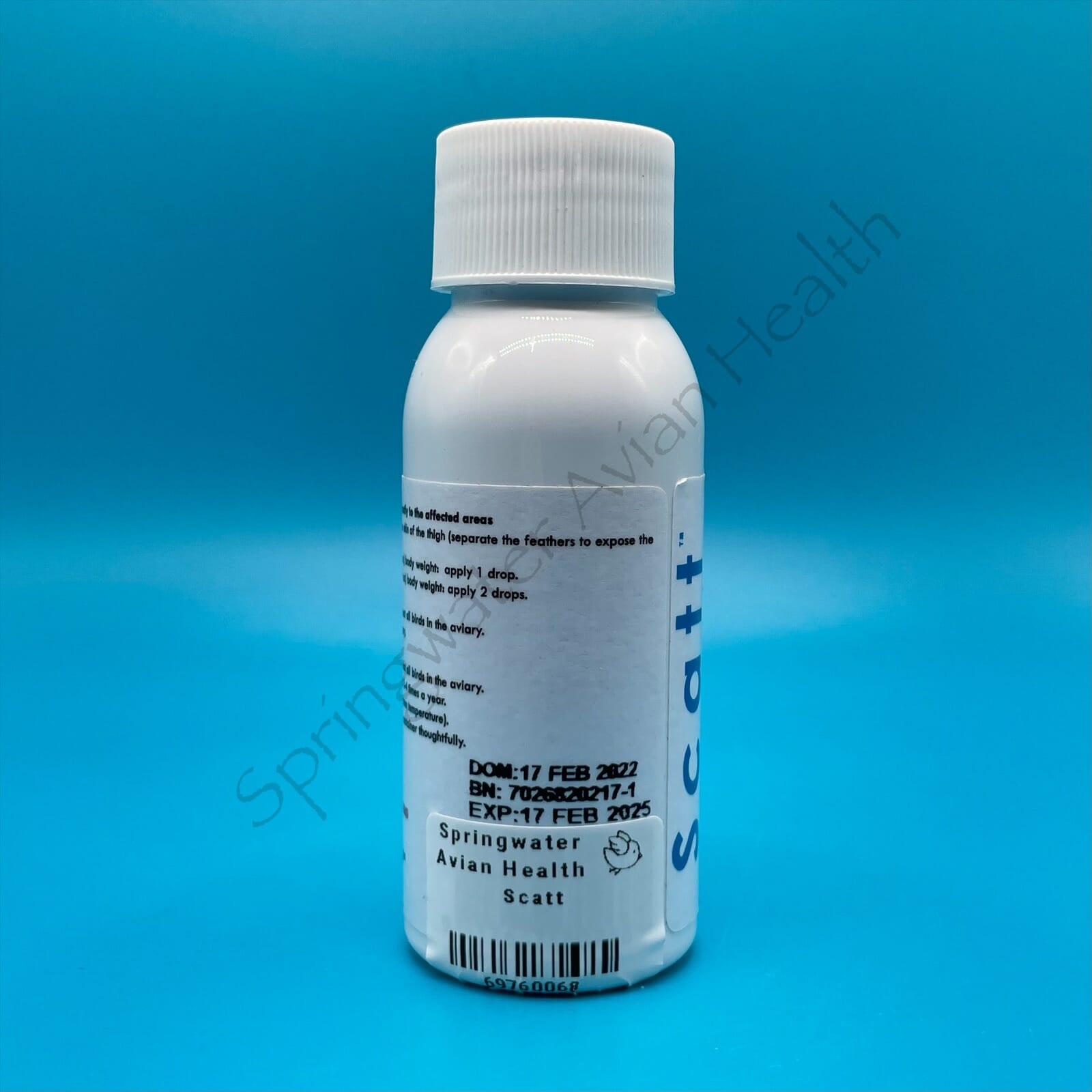 Scatt Right side of label