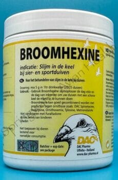 DAC Broomhexine jar front.